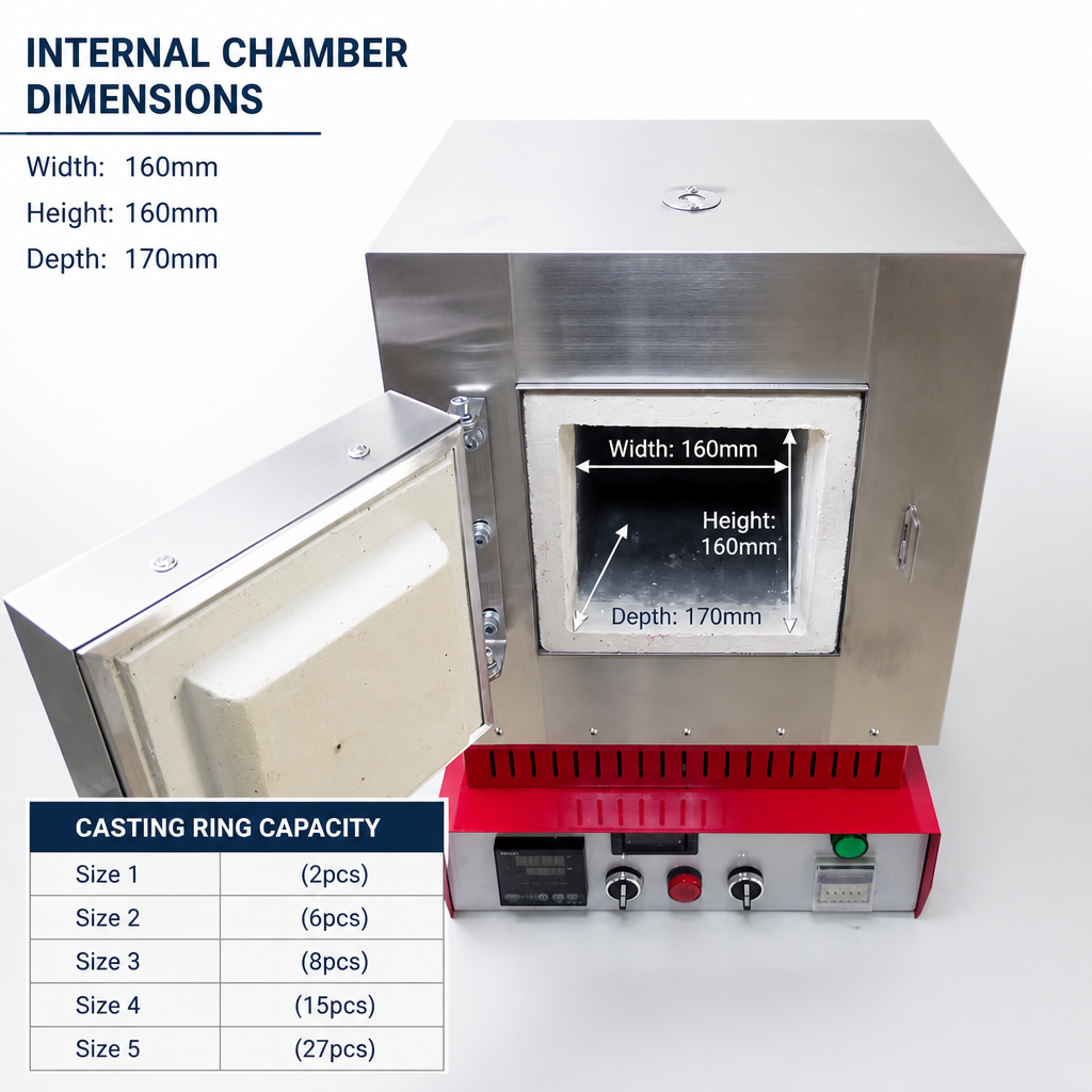 Dental Lab Wax Burnout Furnace Burnout Oven Muffle Furnace For Dental Casting Laborbory Equipment